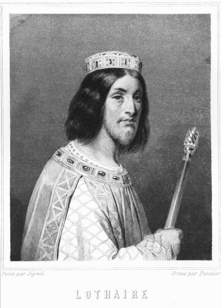 Detail of Lothair by Jacques Etienne Pannier