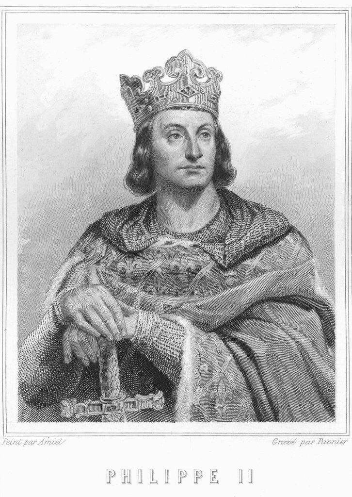 Detail of Philip II by Jacques Etienne Pannier