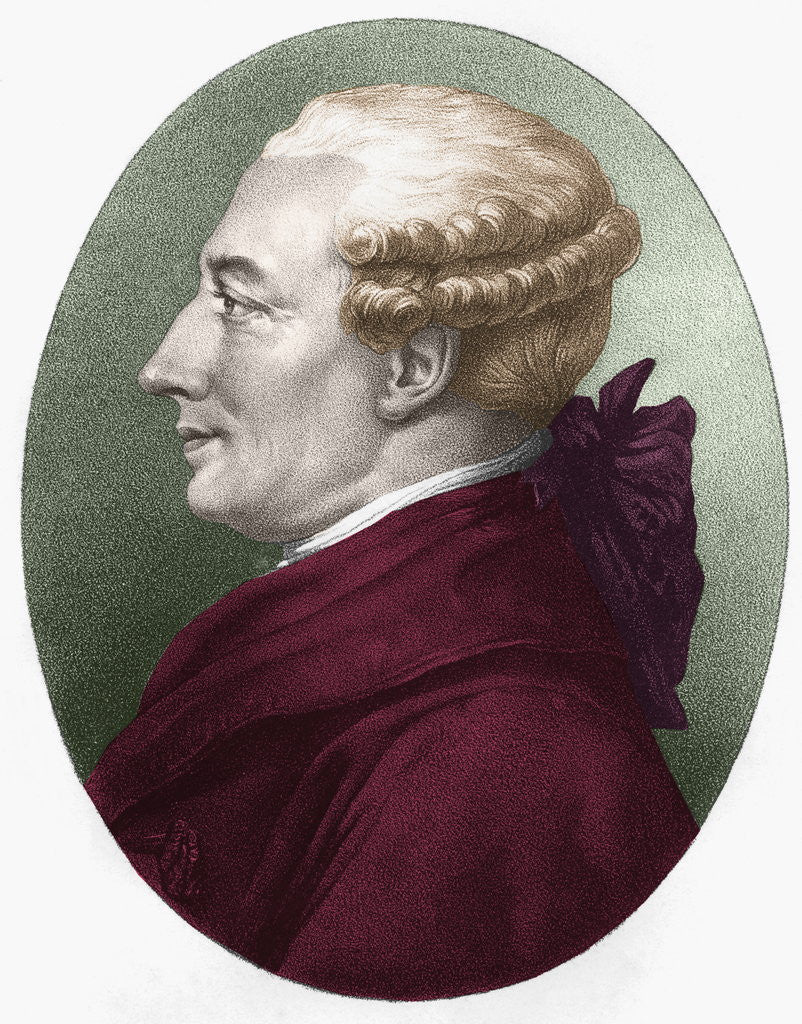 Detail of Portrait of Pierre-Augustin Caron de Beaumarchais by Anonymous