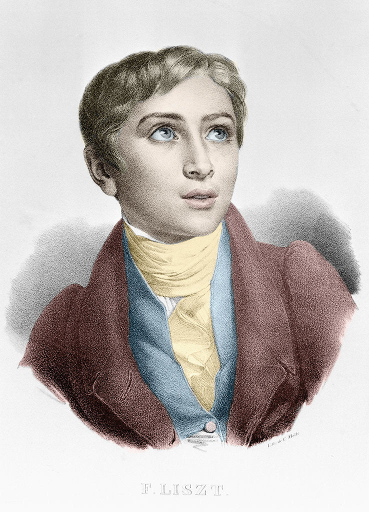 Detail of Franz Liszt as a Boy by Corbis