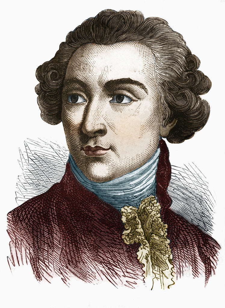 Detail of Portrait of Pierre-Abroise-Francois Choderlos de Laclos by Anonymous