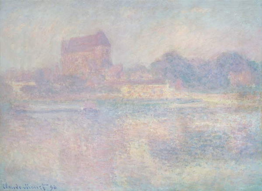 Detail of L'Eglise de Vernon, brouillard, 1884 by Claude Monet