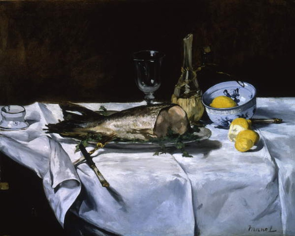 Detail of Le Saumon, c.1864 by Edouard Manet