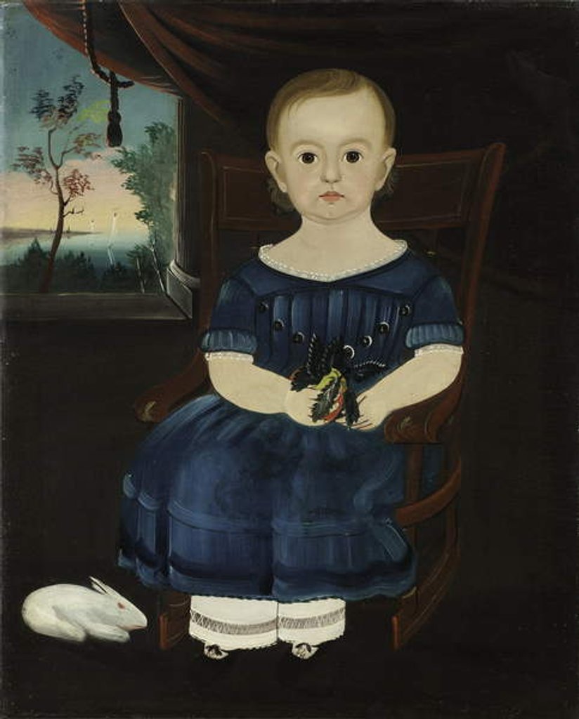 Detail of Child with Rabbit, 1835 by William Matthew Prior