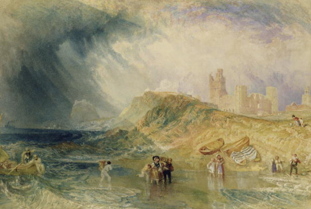Detail of Holy Island, Northumberland, c.1820 by Joseph Mallord William Turner