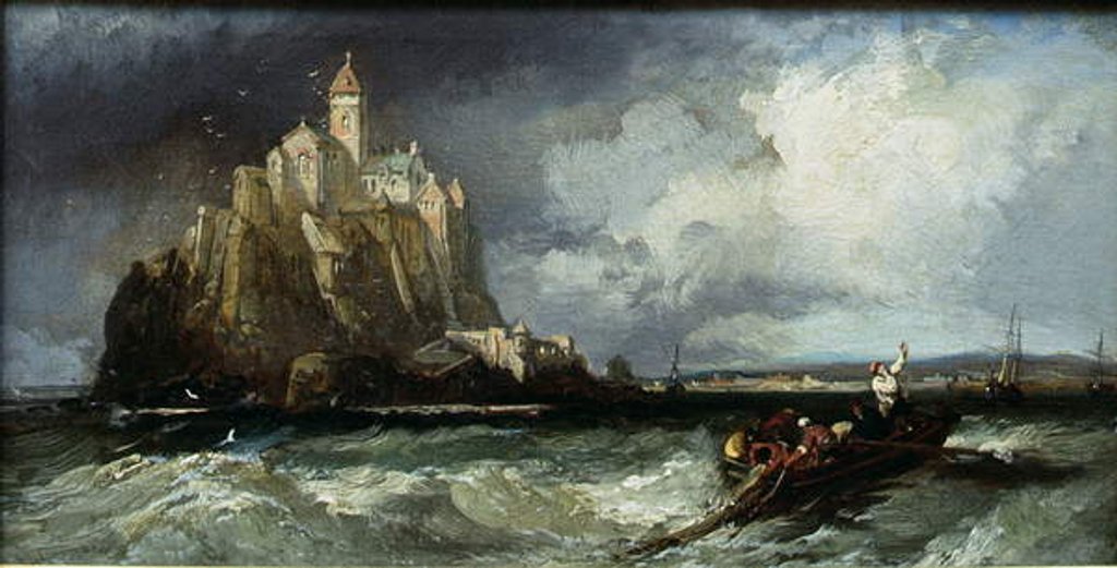 Detail of Mont Saint Michel by James Webb