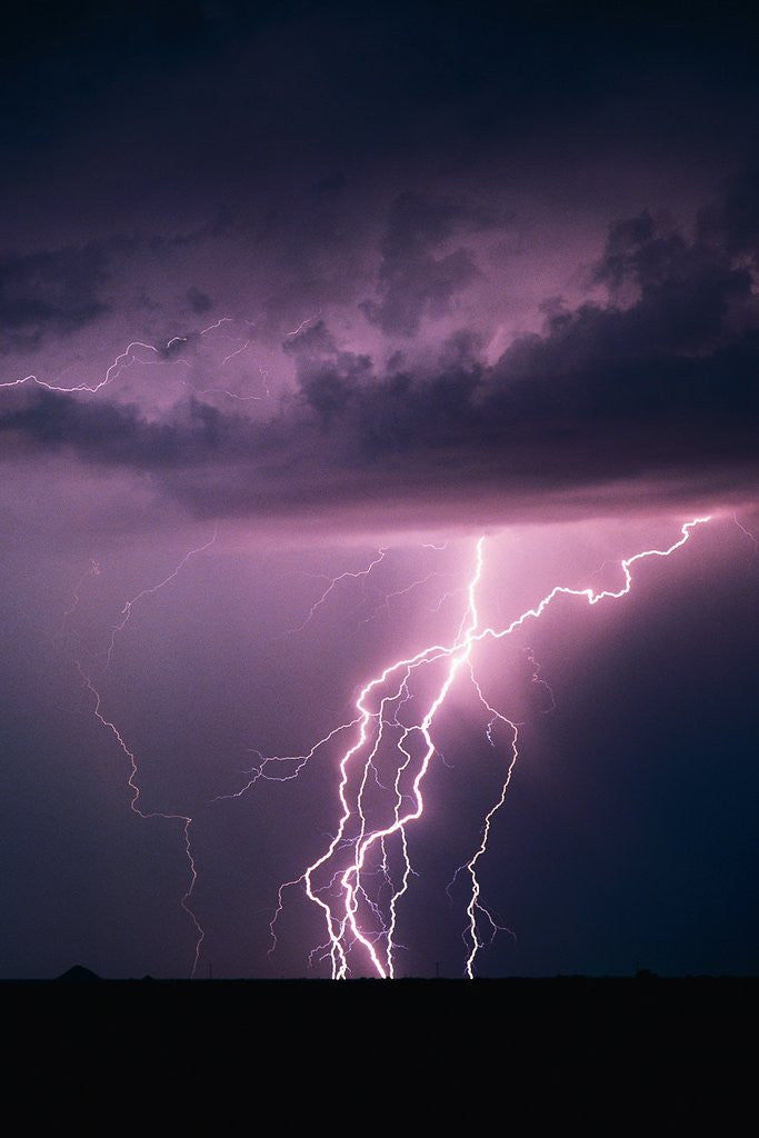Detail of Lightning Bolts by Anonymous