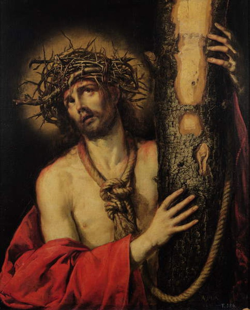 Detail of Christ, Man of Sorrows, 1641 by Antonio Pereda y Salgado
