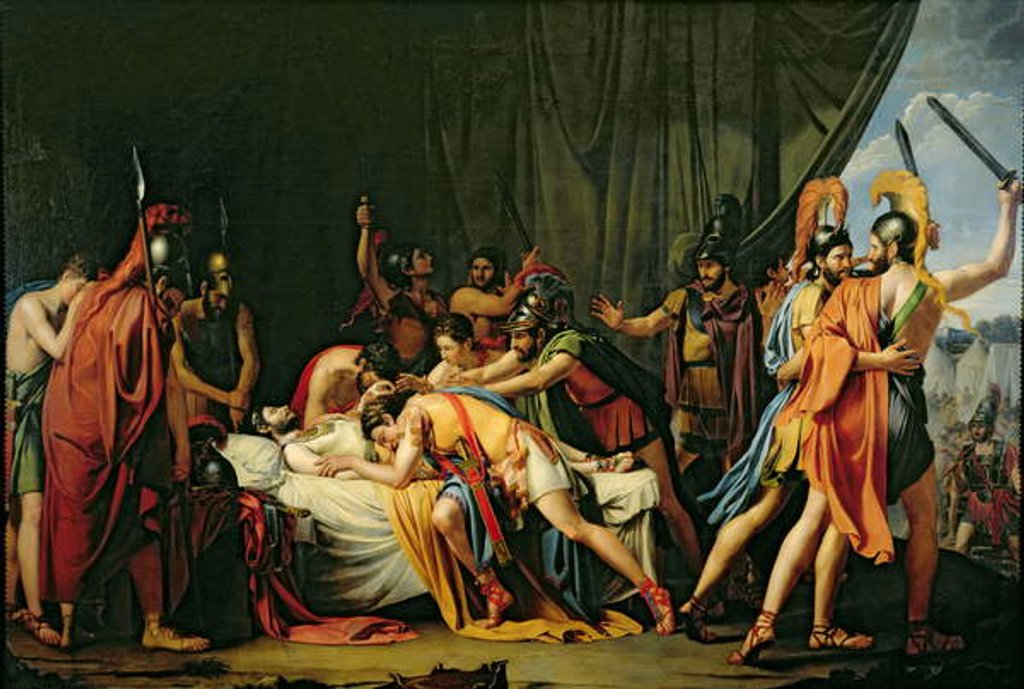 Detail of The Death of the Rebel, Viriathus by Raimundo de Madrazo y Garreta