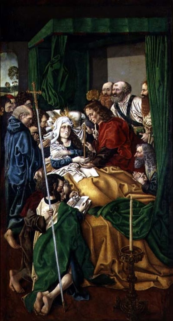 Detail of Death of the Virgin by Master of Sisla