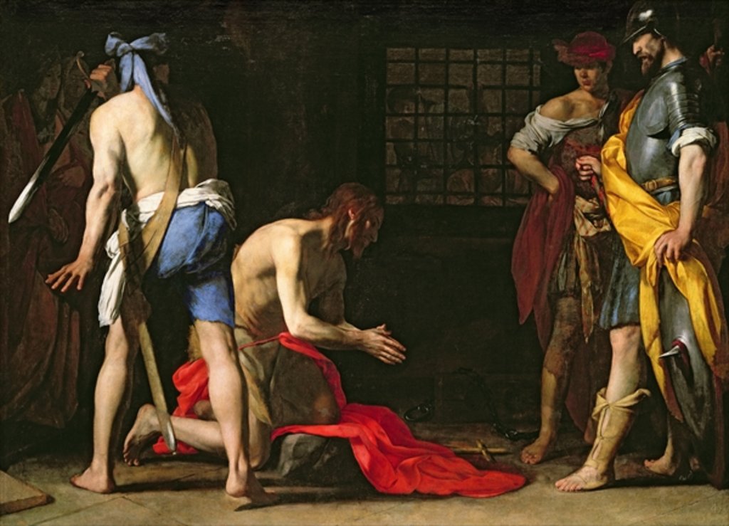 Detail of The Beheading of John the Baptist, 1634 by Massimo Stanzione