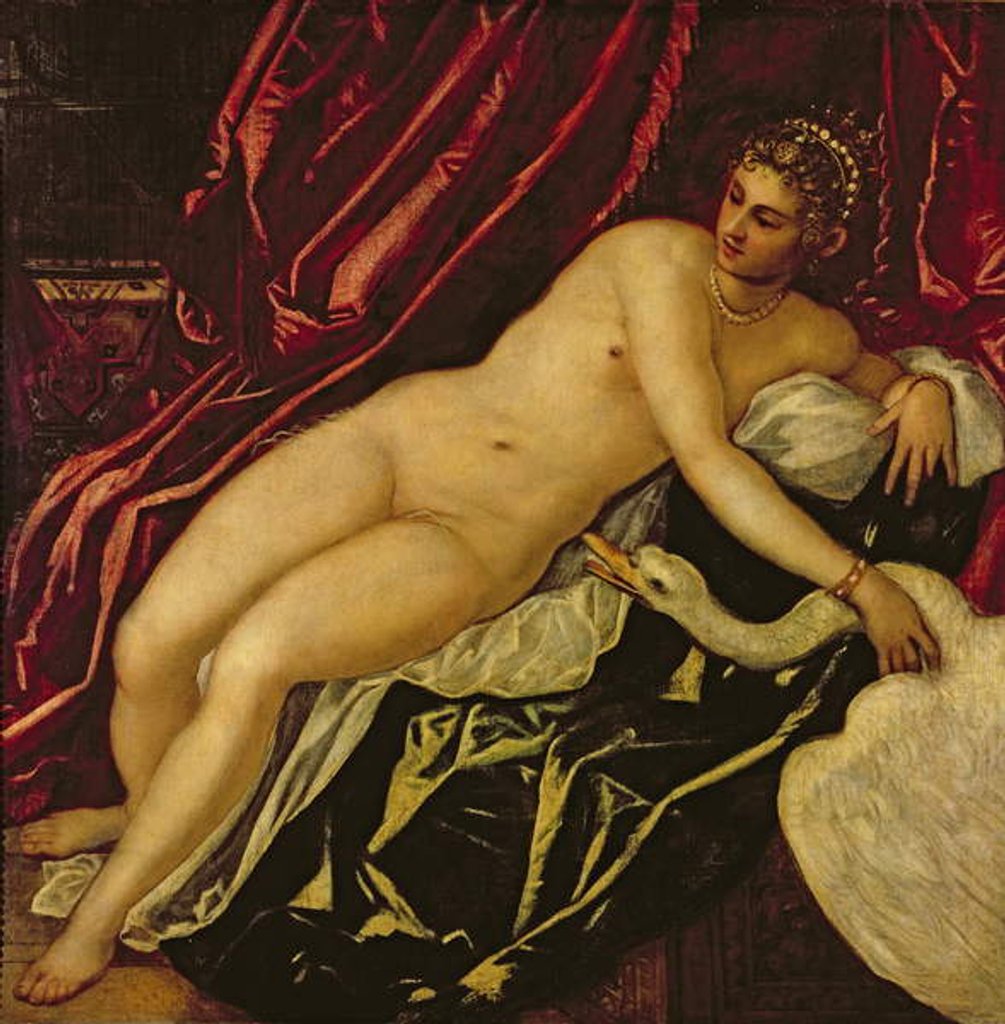 Detail of Leda and the Swan, c.1545-47 by Jacopo Robusti Tintoretto