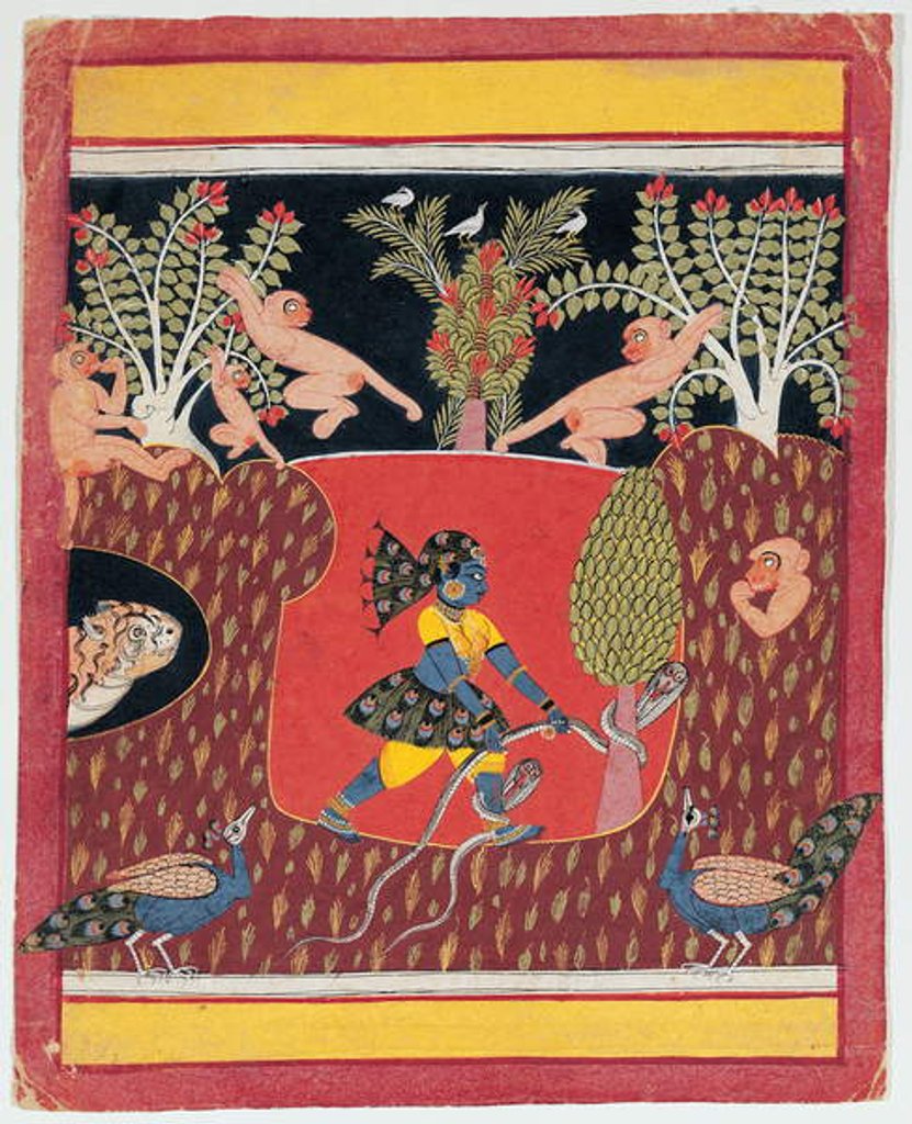 Detail of The musical mode Asavari by Indian School