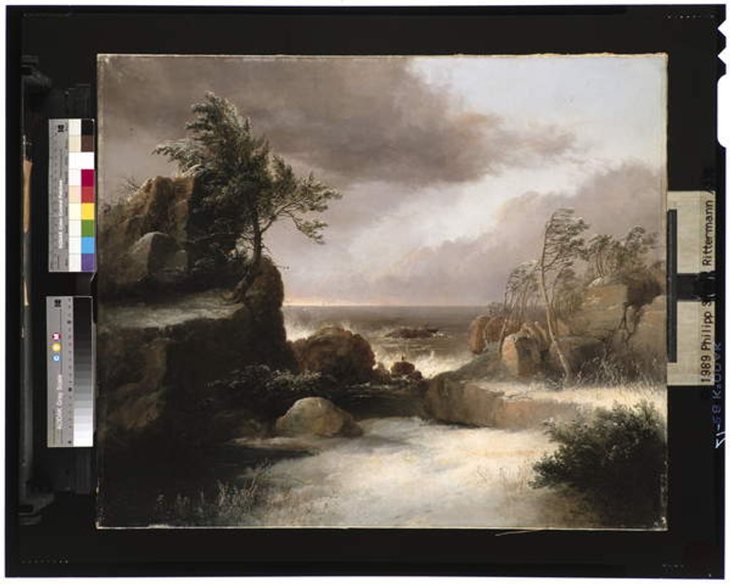 Detail of Shipwreck, 1834 by Thomas Doughty