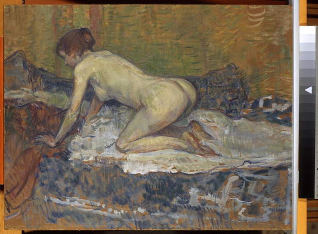 Detail of Red-Headed Nude Crouching, 1897 by Henri de Toulouse-Lautrec