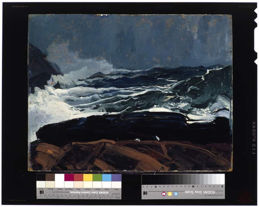 Detail of Lobster Cove, Monhegan, Maine, 1913 by George Wesley Bellows