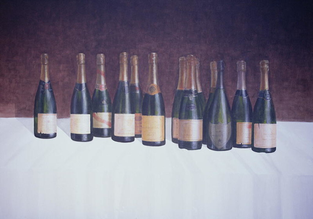 Detail of Winescape, Champagne, 2003 by Lincoln Seligman