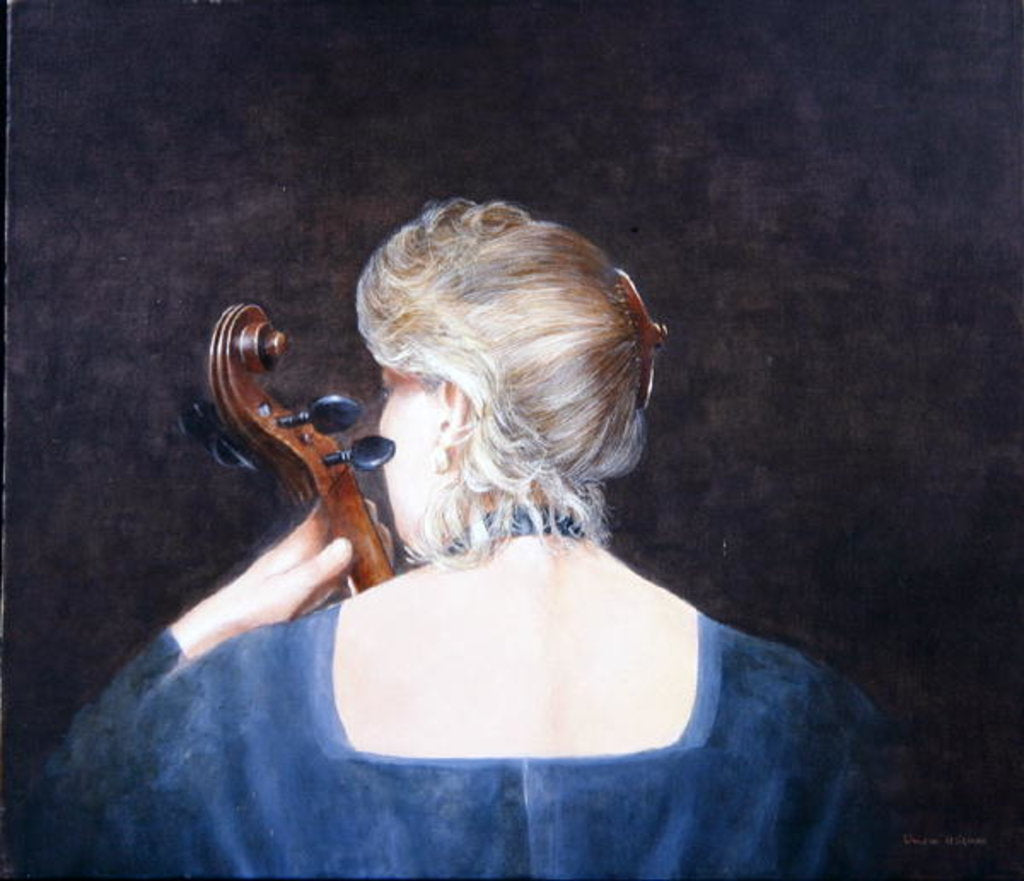 Detail of Cello Professor, 2005 by Lincoln Seligman