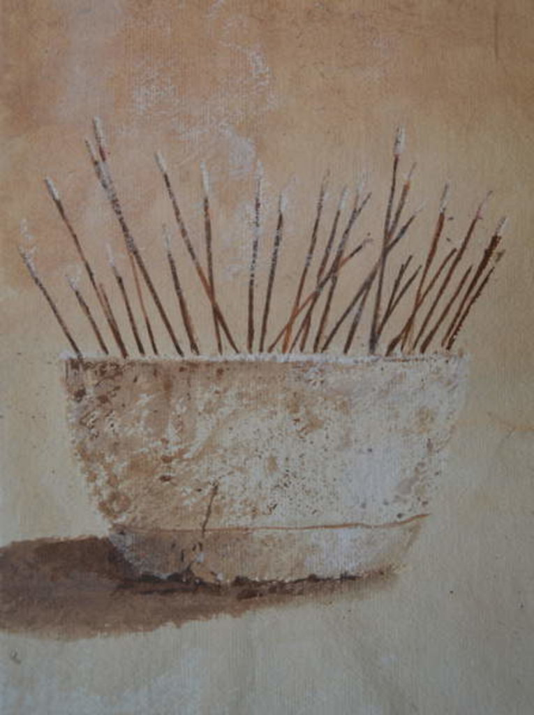 Detail of Incense Sticks by Lincoln Seligman