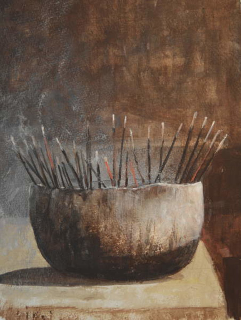 Detail of Incense Sticks 2 by Lincoln Seligman