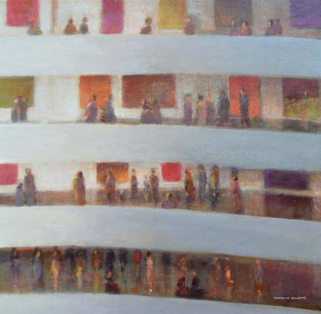 Detail of Guggenheim Museum by Lincoln Seligman