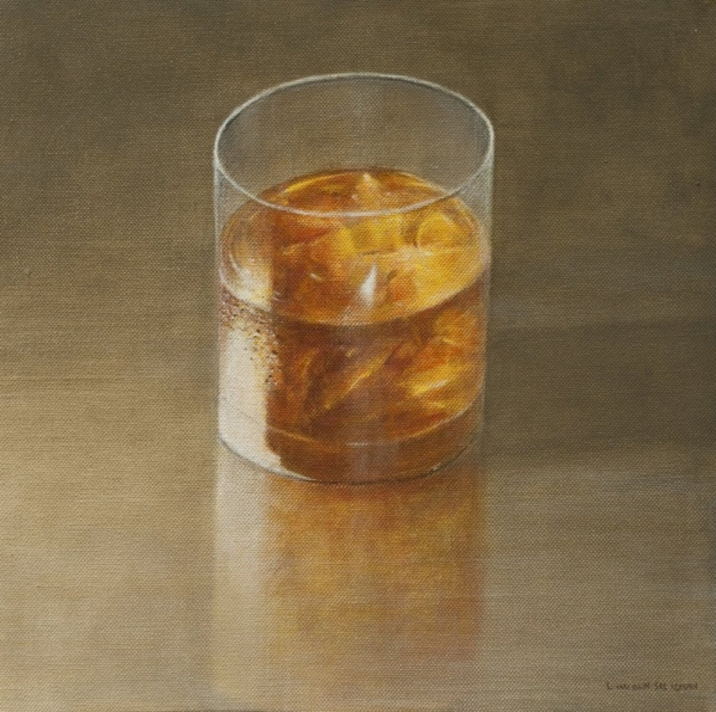 Detail of Glass of Whisky by Lincoln Seligman