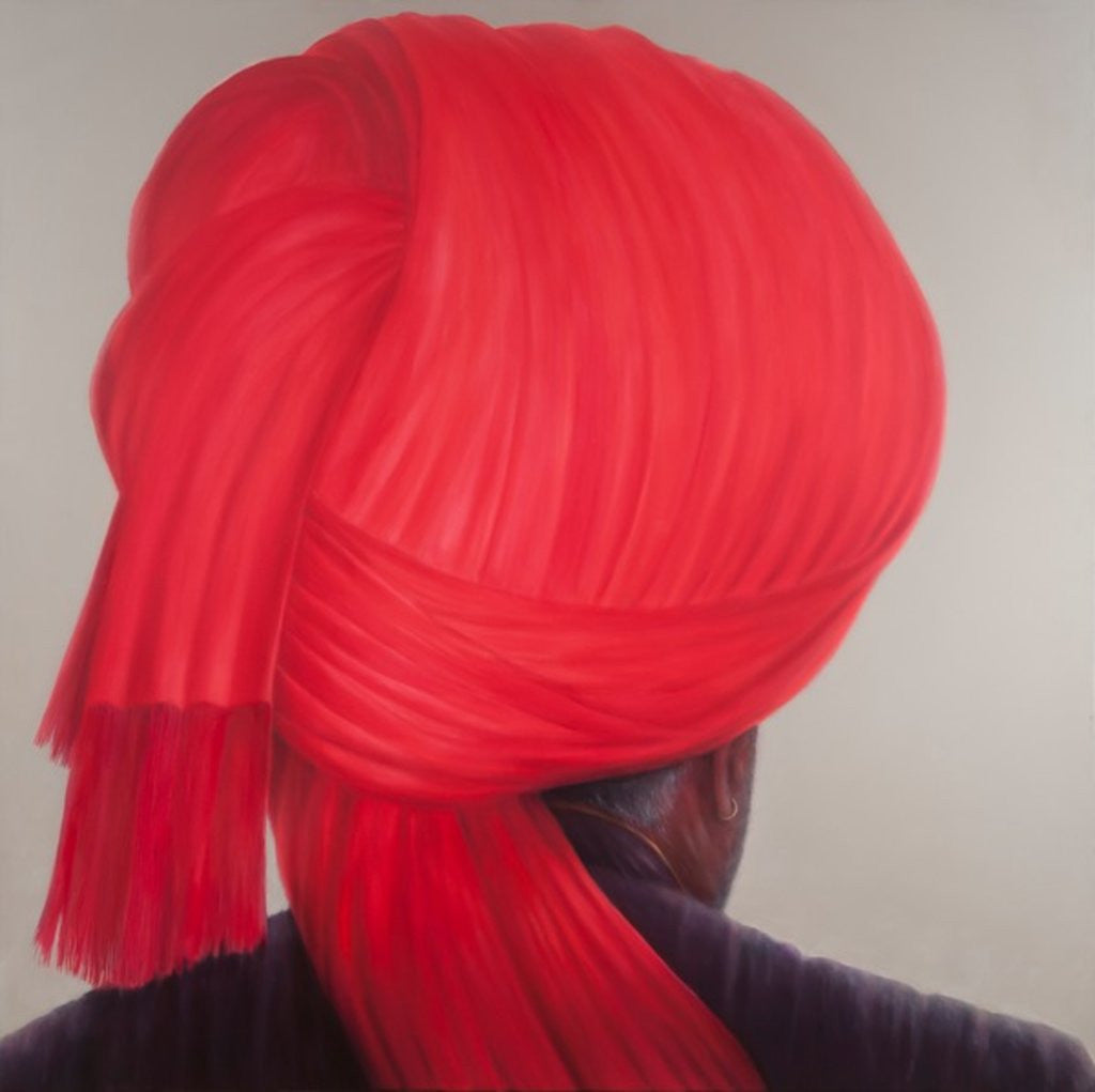 Red Turban by Lincoln Seligman