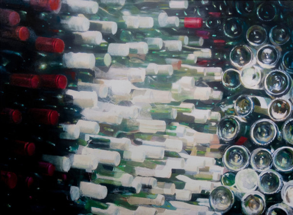 Detail of Wine Cellar by Lincoln Seligman
