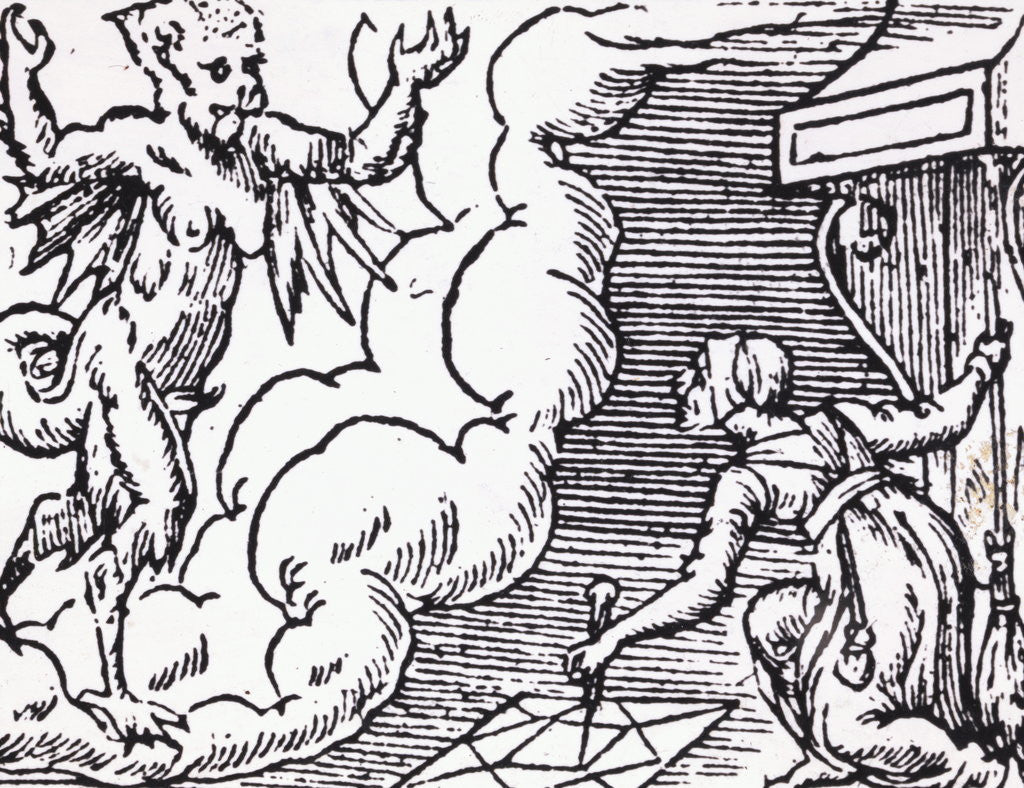 Detail of Devil Appearing by Corbis