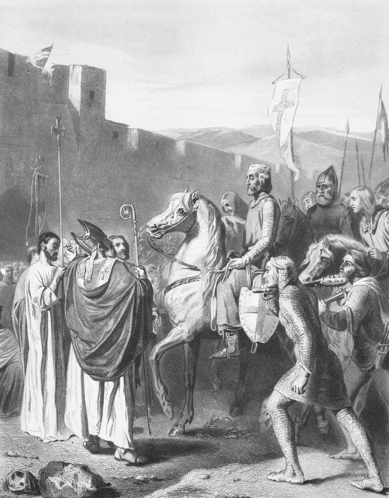 Detail of Baldwin of Boulogne During First Crusade by Anonymous