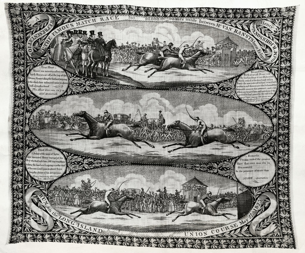 Detail of Eclipse Racing Henry in 1823 by Anonymous