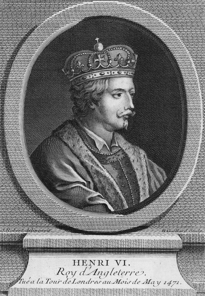 Detail of Oval Drawing Showing King Henri VI of England by Anonymous