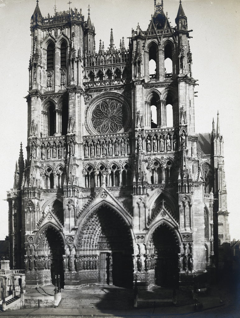 Detail of Exterior of the Amiens Cathedral by Anonymous