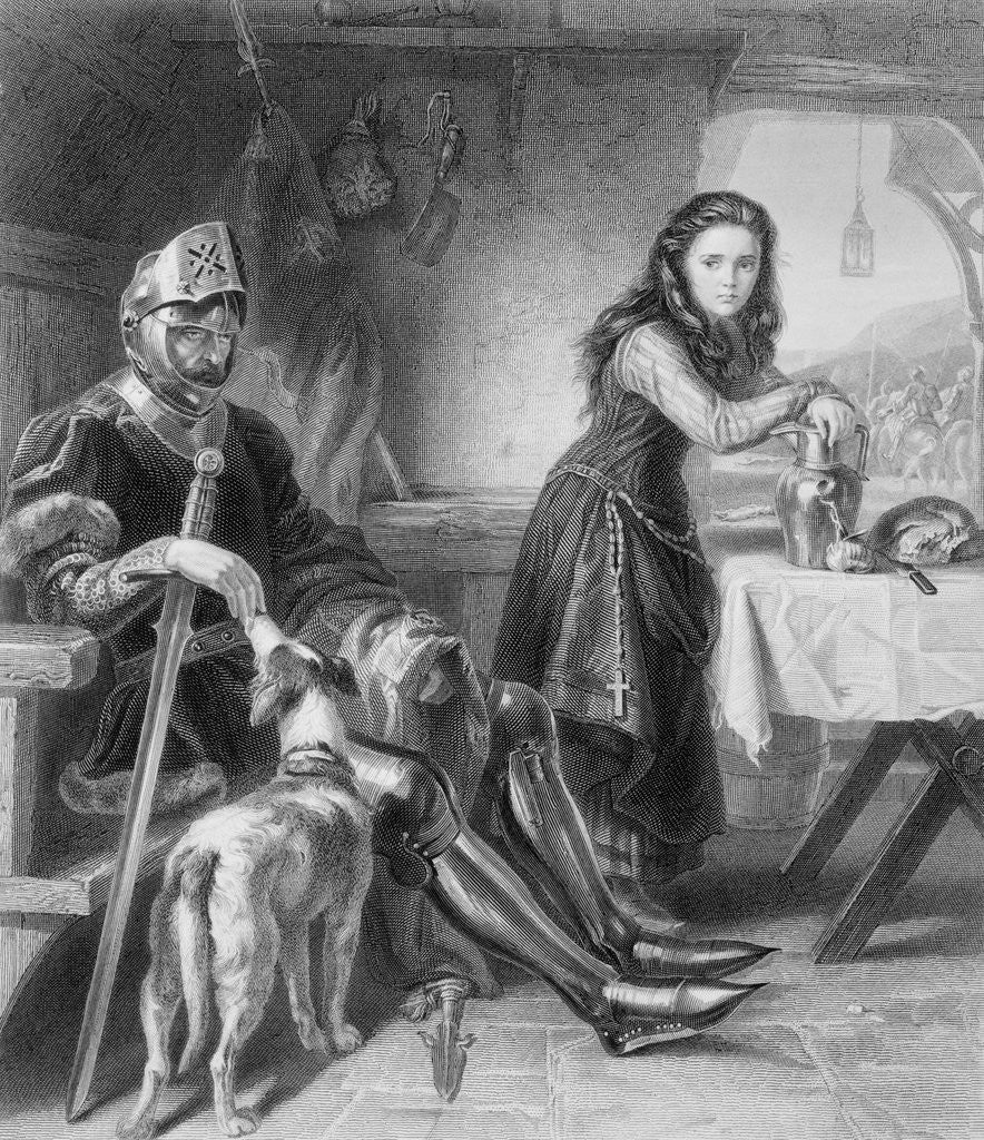 Detail of Joan of Arc in Presence of Henry VI by Anonymous