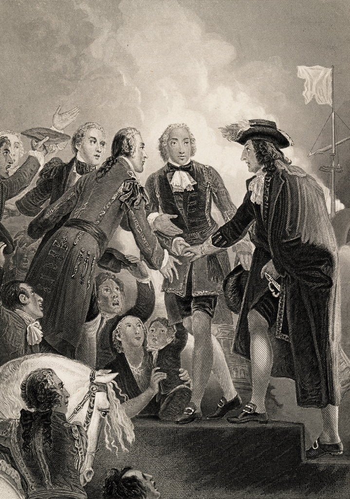 Detail of Arrival of William III King of England at Torbay by Anonymous