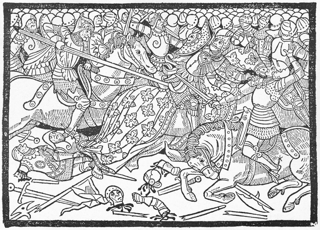 Detail of Judas Maccabeus During Battle by Anonymous