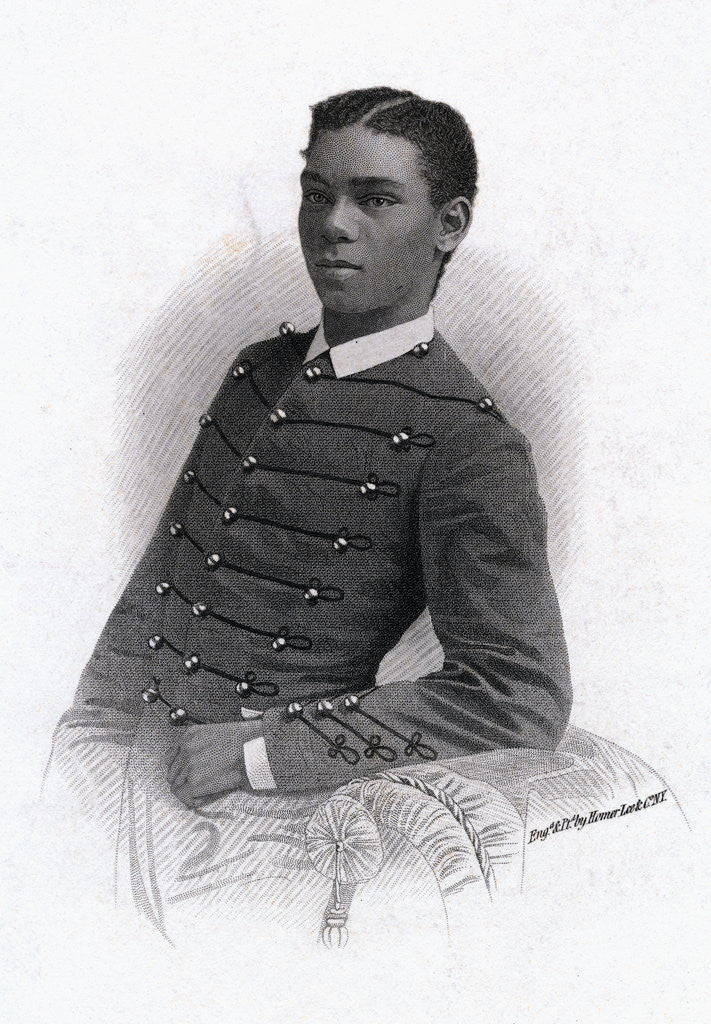 Detail of Young Man in Military Uniform by Anonymous