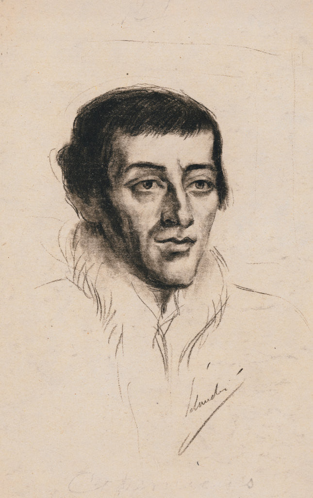 Detail of Portrait of Astronomer Copernicus by Anonymous