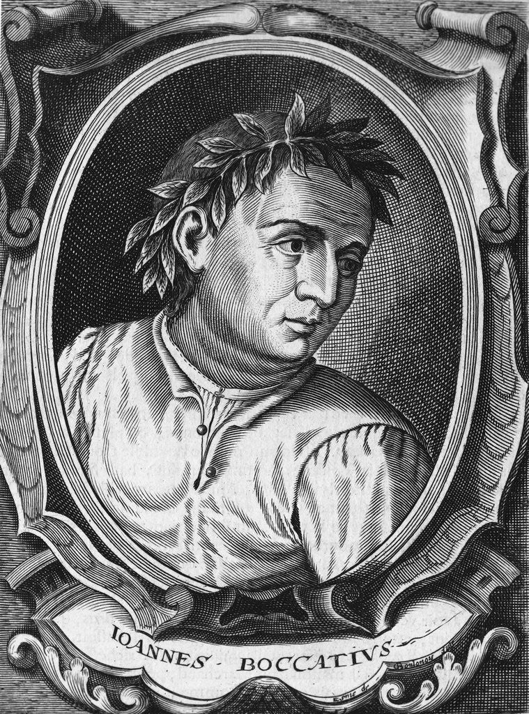 Detail of Father Of Italian Prose Boccaccio by Corbis
