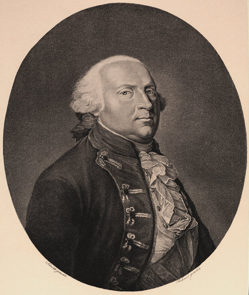 Detail of Portrait of Frederick William II by Anonymous