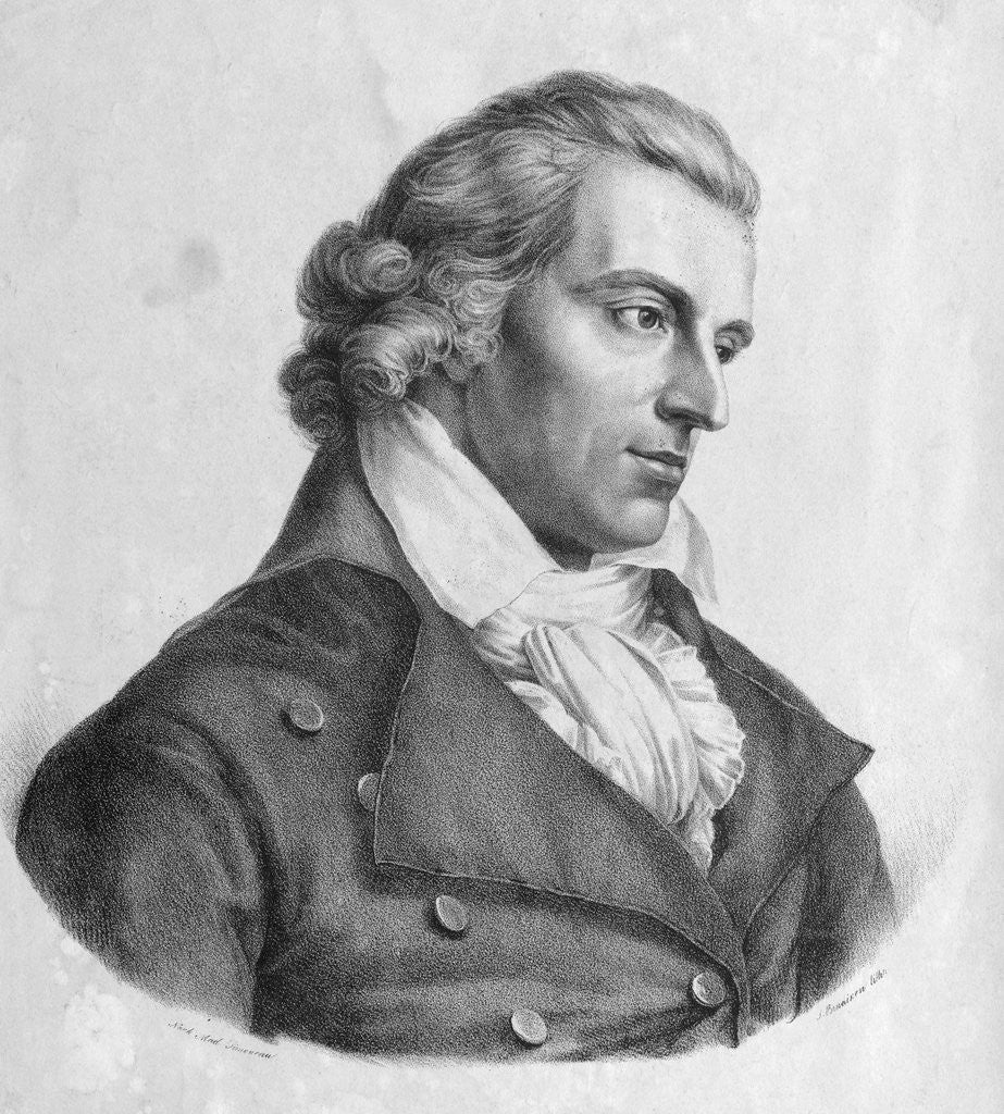 Detail of Friedrich von Schiller by Anonymous