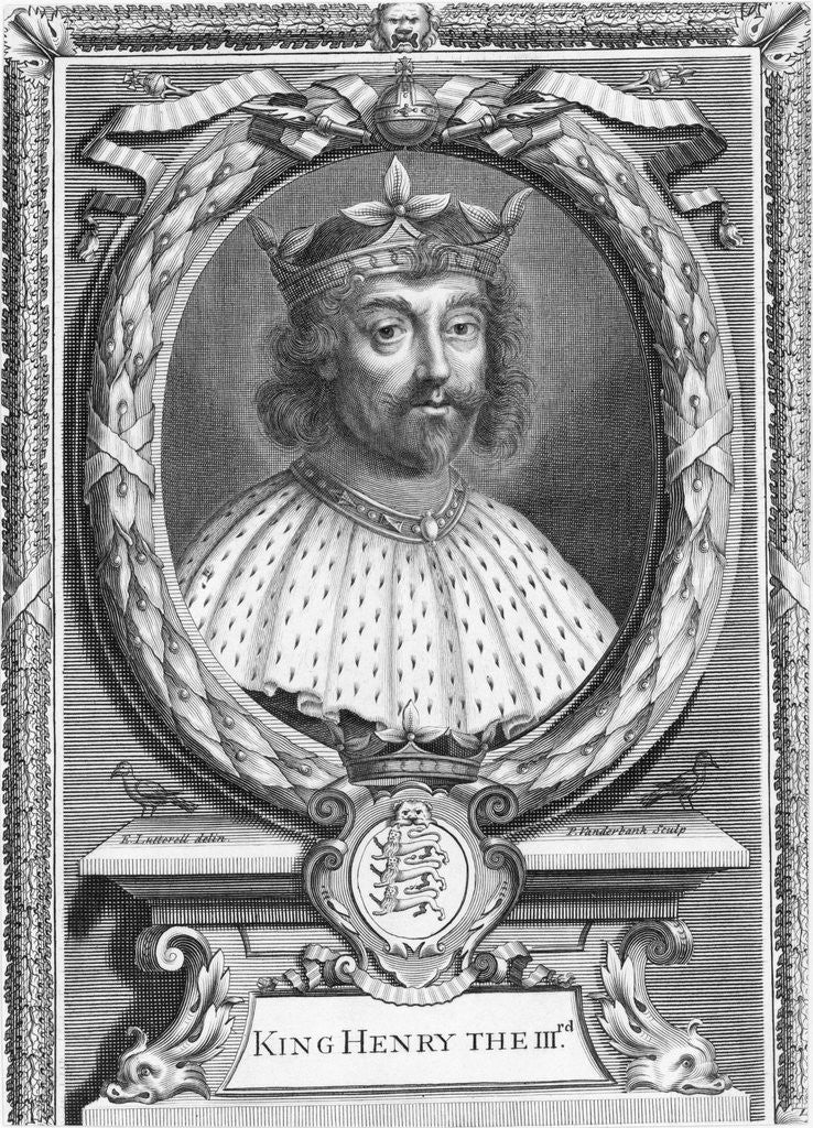 Detail of Portrait Of King Henry Iii Of England by Anonymous