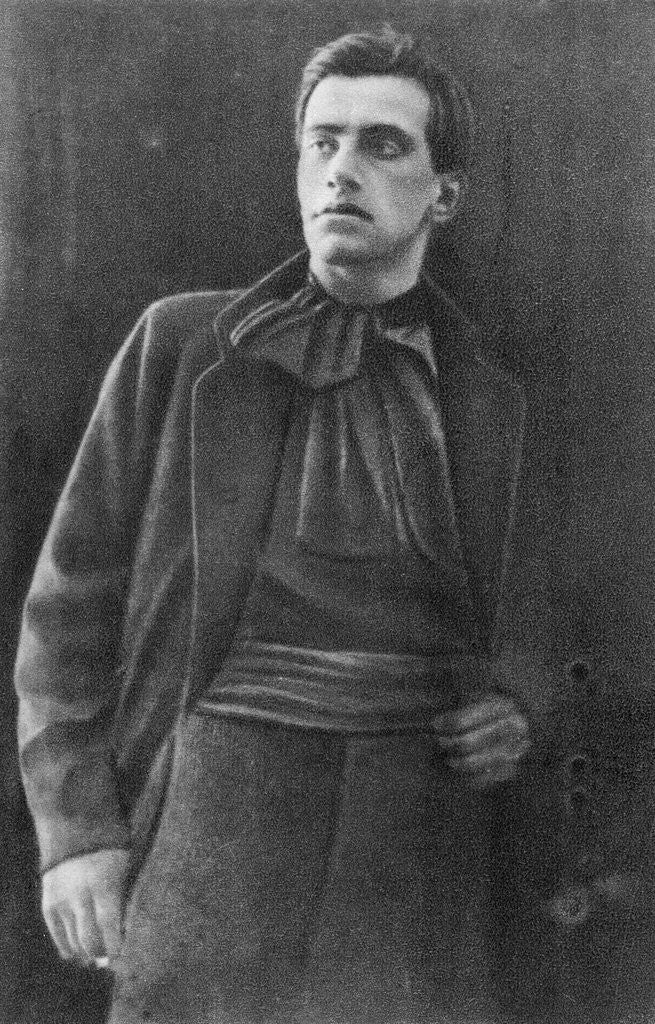 Detail of Poet Vladimir Mayakovsky by Anonymous