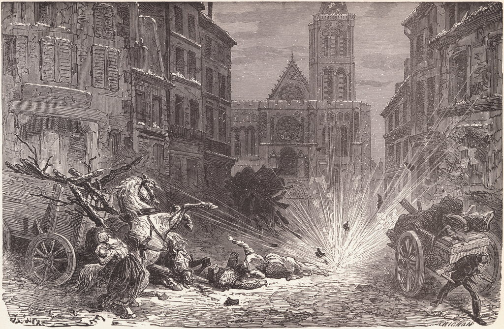 Detail of Scene from Franco-Prussian War by Anonymous