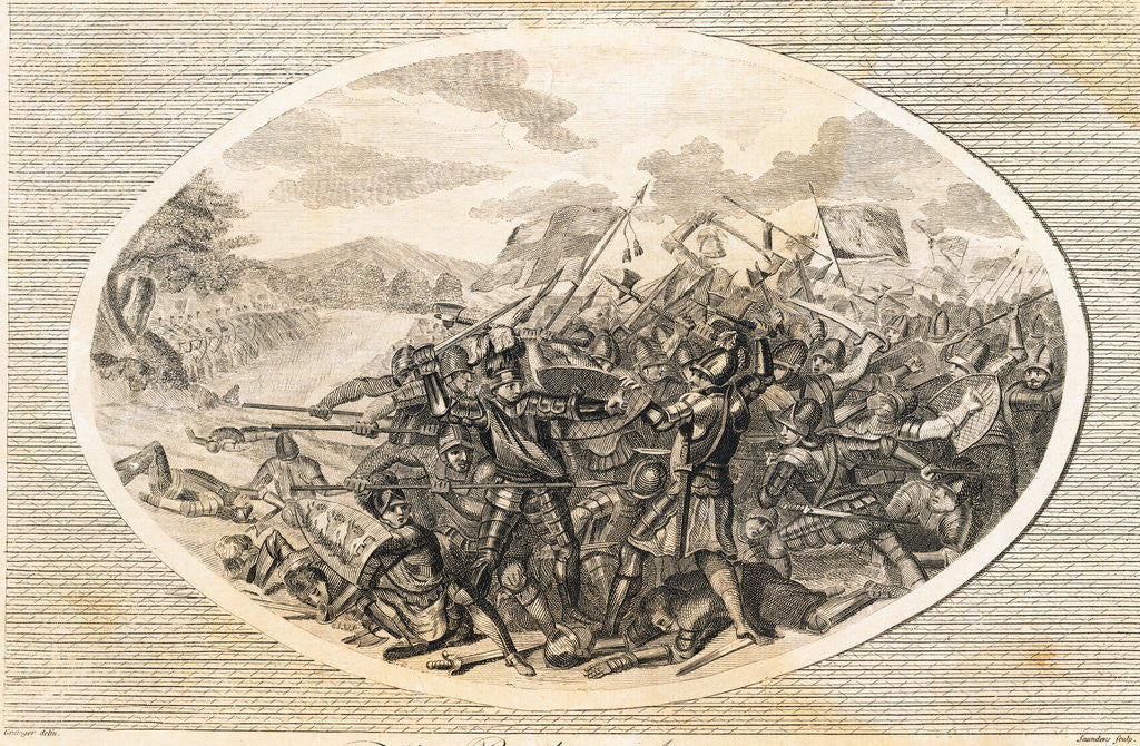 Detail of Battle of Agincourt by Anonymous