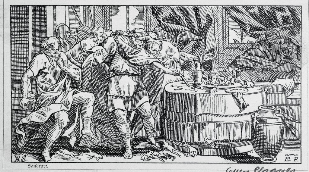 Detail of Frogs Infesting Egypt by Anonymous