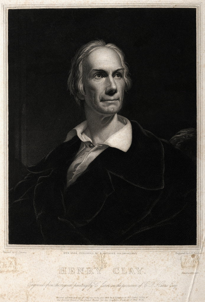 Detail of Portriat Of Politician Henry Clay by Anonymous