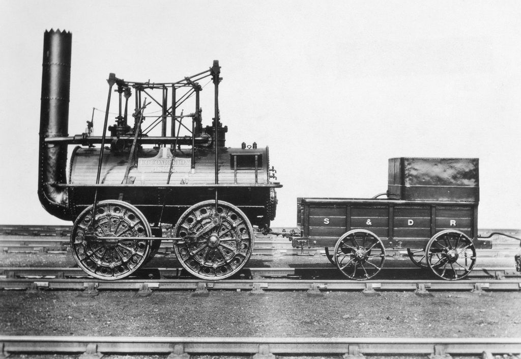 Detail of Early English Train by Anonymous