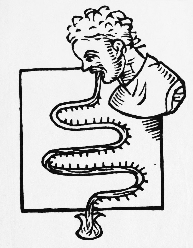 Detail of Illustration of Early Thermoscope by Corbis