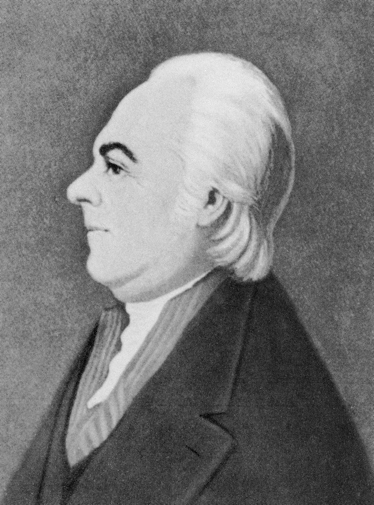 Detail of Portrait of Andrew Ellicott by Anonymous